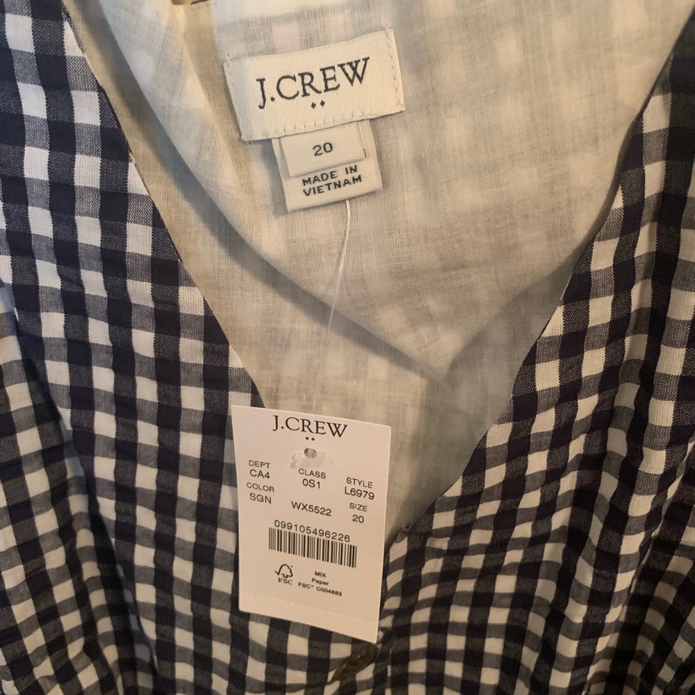 3 New J. Crew size 20 front button dresses - Picture 3 of 8